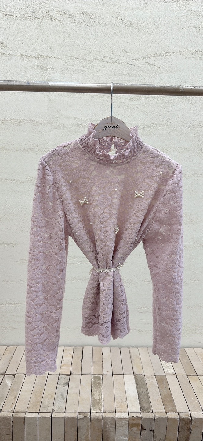 YARD東大門㊣實拍女士新款推薦時尚休閑25秋冬熱賣襯衫蕾絲衫YARD襯衫/蕾絲衫圖色2