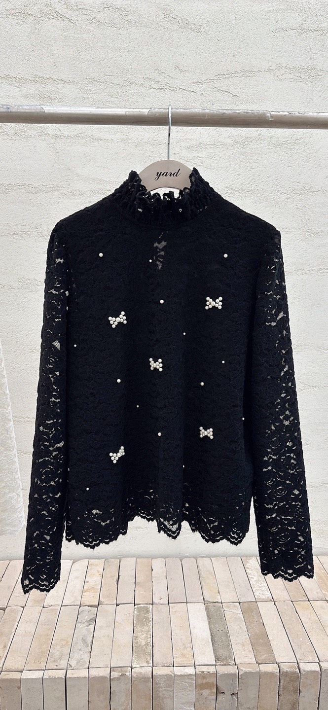YARD東大門㊣實拍女士新款推薦時尚休閑25秋冬熱賣襯衫蕾絲衫YARD襯衫/蕾絲衫圖色3