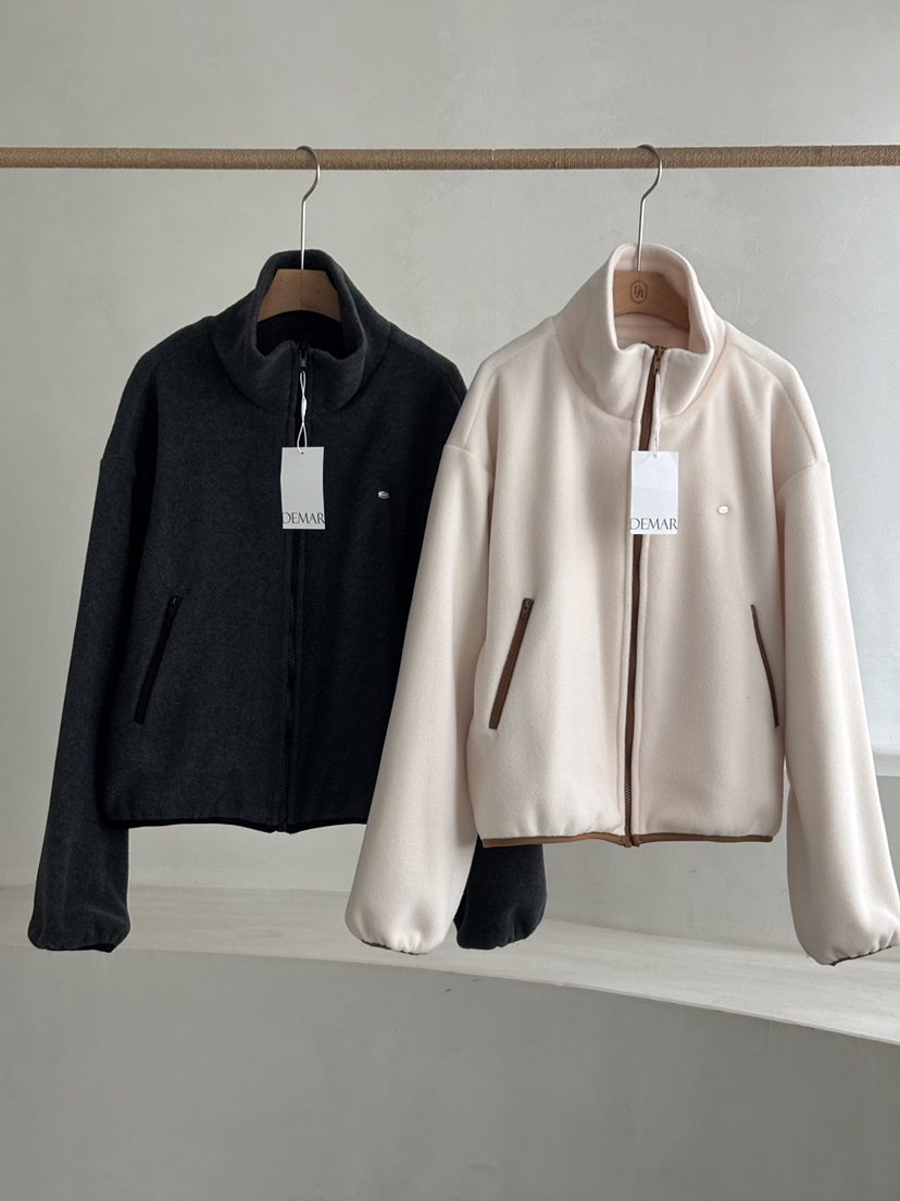 DEMAR韓國直郵㊣女裝新品25秋冬職業推薦熱賣衛衣連帽拉鏈衫DEMAR衛衣