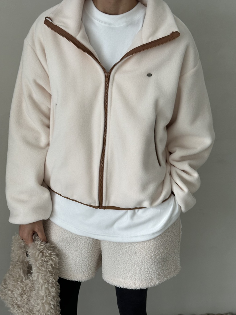 DEMAR韓國直郵㊣女裝新品25秋冬職業推薦熱賣衛衣連帽拉鏈衫DEMAR衛衣圖色1