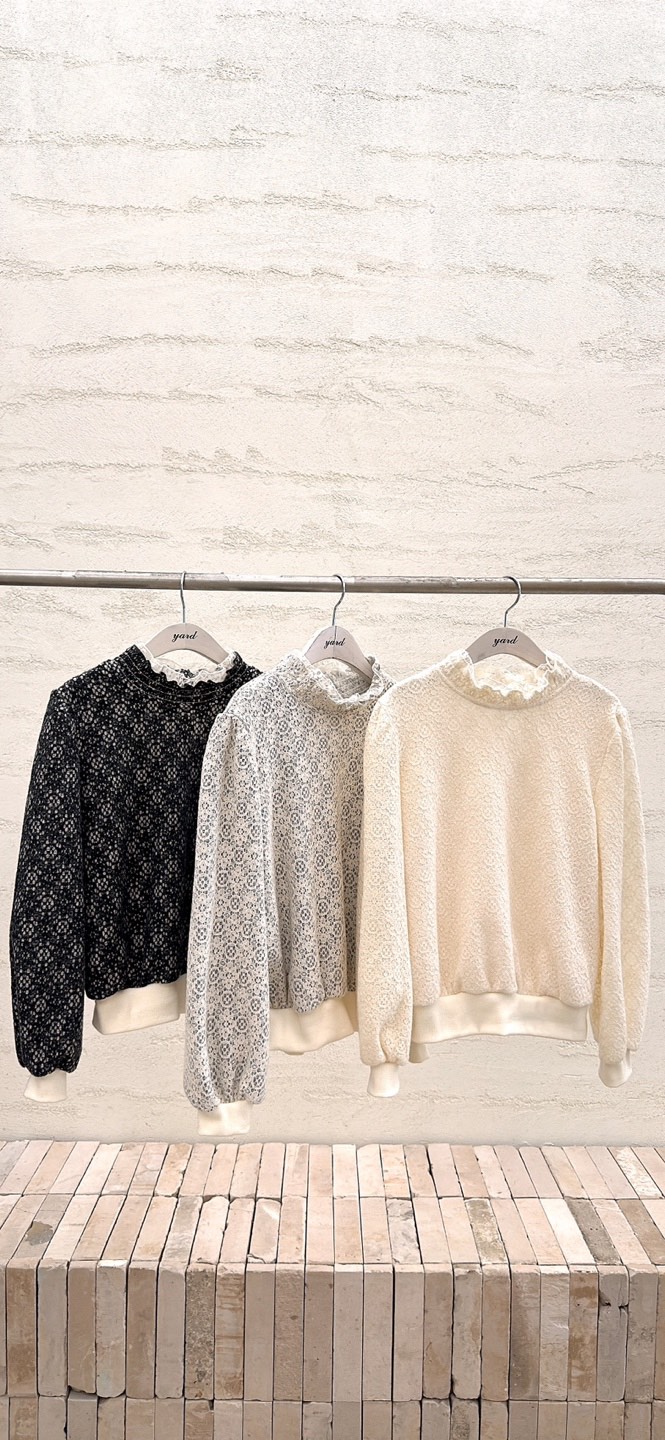 YARD東大門㊣實拍女裝新品時尚推薦休閑職業襯衫蕾絲衫蕾絲YARD襯衫/蕾絲衫