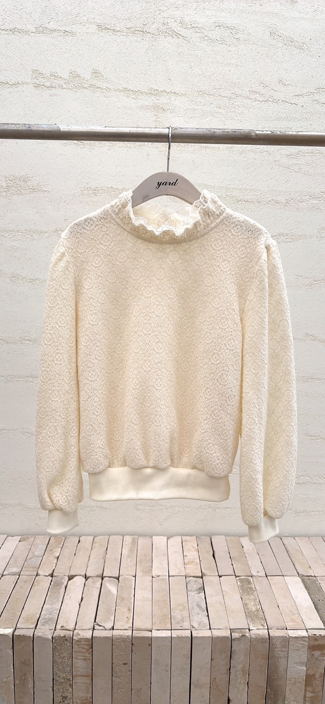 YARD東大門㊣實拍女裝新品時尚推薦休閑職業襯衫蕾絲衫蕾絲YARD襯衫/蕾絲衫圖色1