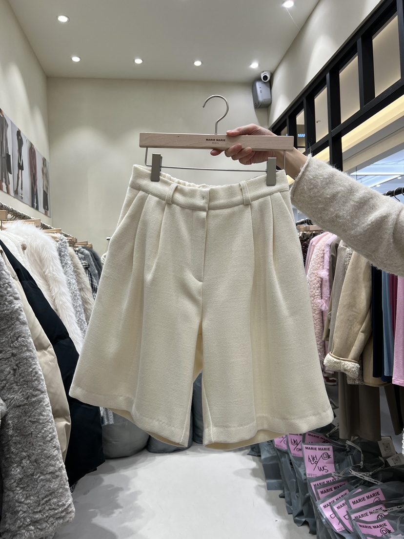 MARIE MARIE東大門㊣實拍女裝新款休閑熱賣25秋冬推薦短褲MARIE MARIE短褲圖色1