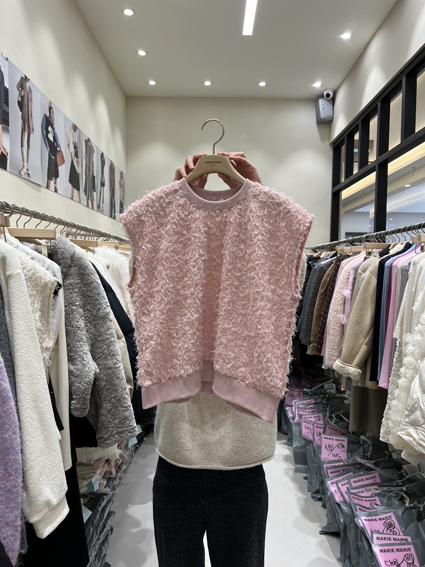 MARIE MARIE東大門㊣代購女裝新品推薦人氣25秋冬吊帶背心MARIE MARIE吊帶/背心圖色2