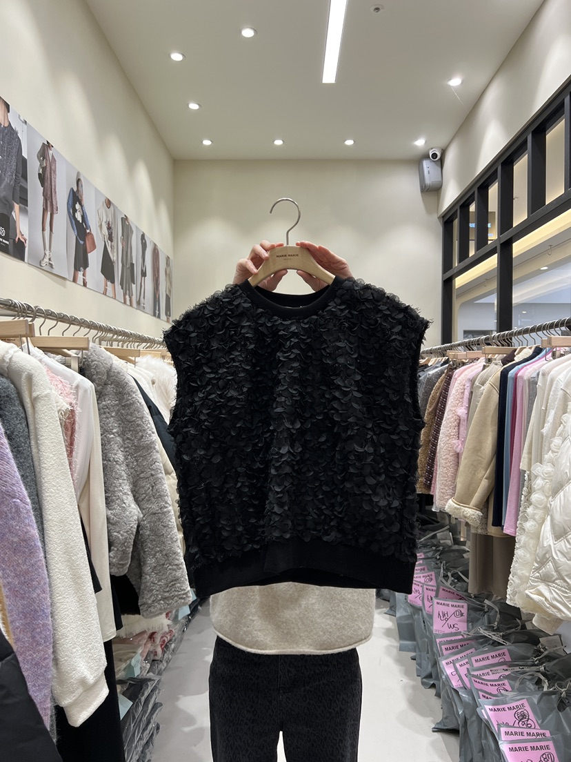 MARIE MARIE東大門㊣代購女裝新品推薦人氣25秋冬吊帶背心MARIE MARIE吊帶/背心圖色3