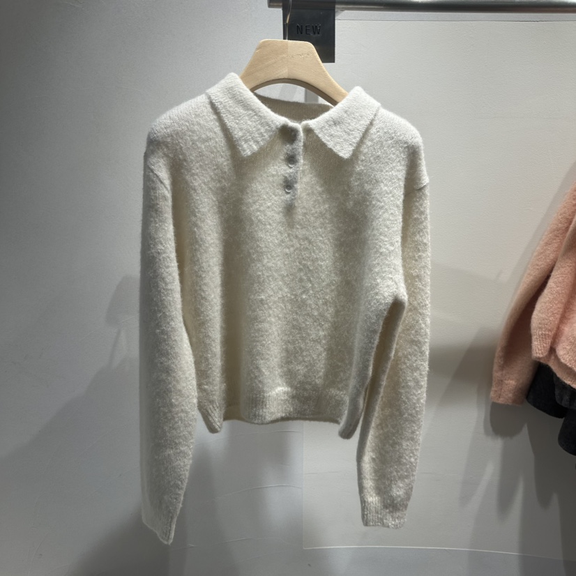 ROOM K-P東大門㊣代購女士新款人氣職業25秋冬時尚毛衣羊駝ROOM K毛衣圖色2