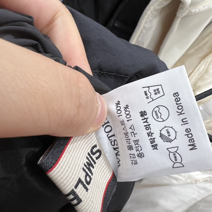 SIMPLE PARK/WMSTORY東大門㊣代購女士新品時尚馬甲連帽鵝絨SIMPLE PARK/WMSTORY馬甲