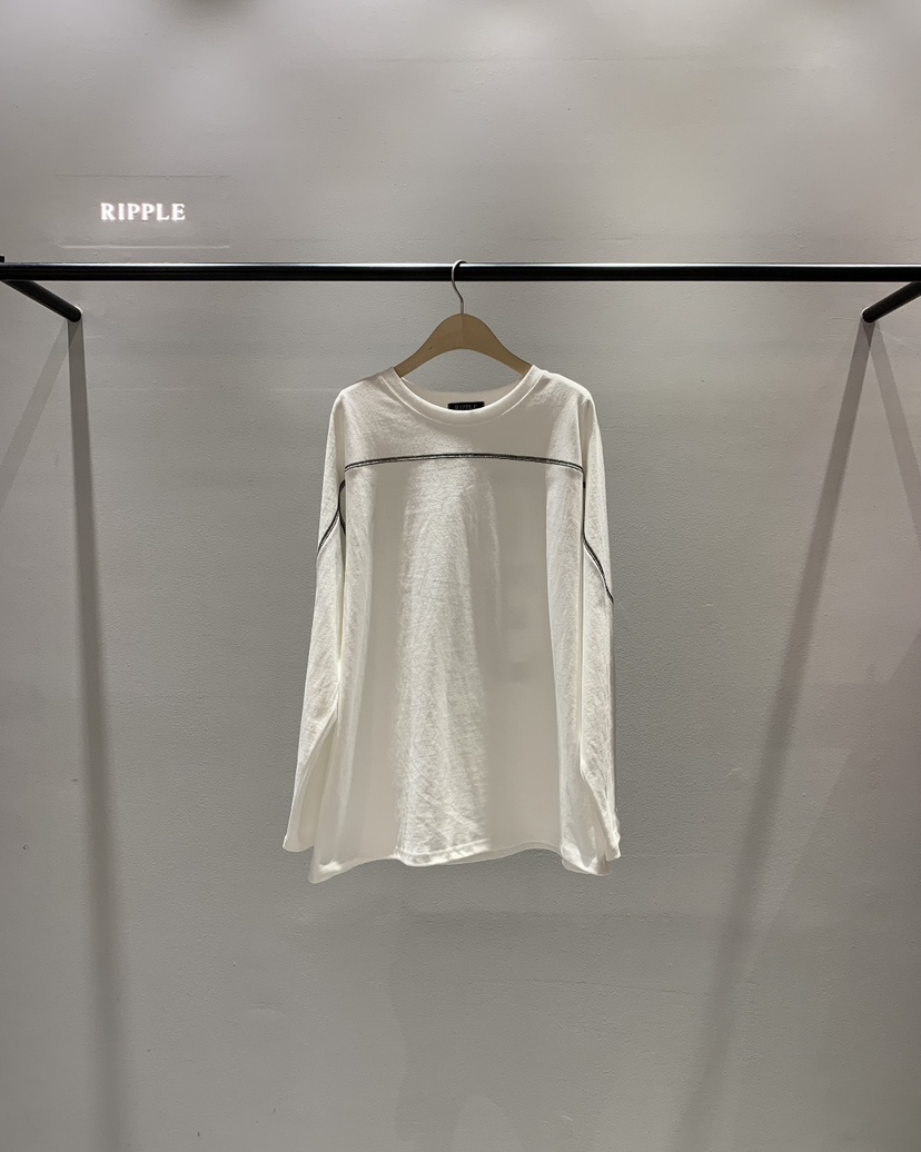RIPPLE東大門㊣代購女士新品人氣熱賣25秋冬推薦休閑長袖T恤RIPPLE長袖T恤圖色1