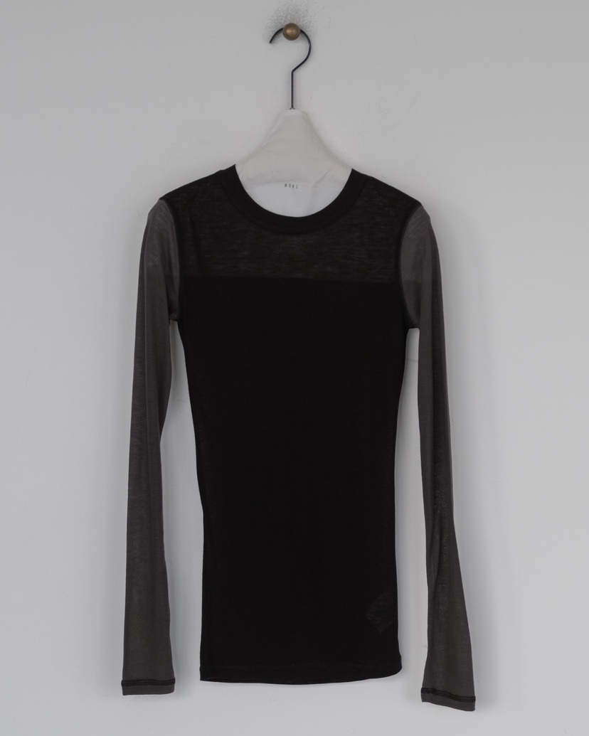 HONG-P東大門㊣實拍女士新款熱賣時尚職業25秋冬休閑長袖T恤HONG-P長袖T恤圖色3黑色