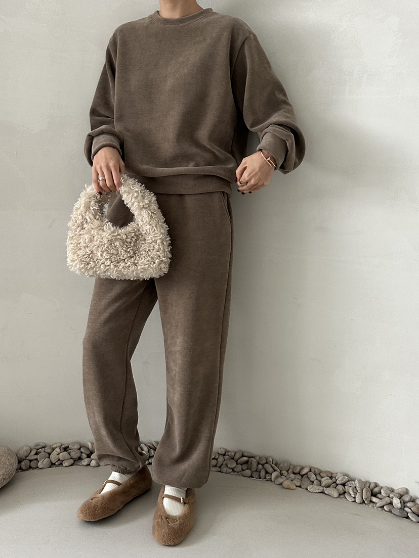 DEMAR東大門㊣代購女裝新款熱賣推薦套裝燈芯絨加絨套裝羅紋DEMAR套裝