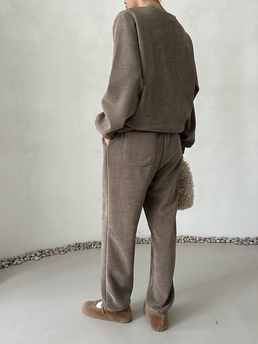 DEMAR東大門㊣代購女裝新款熱賣推薦套裝燈芯絨加絨套裝羅紋DEMAR套裝