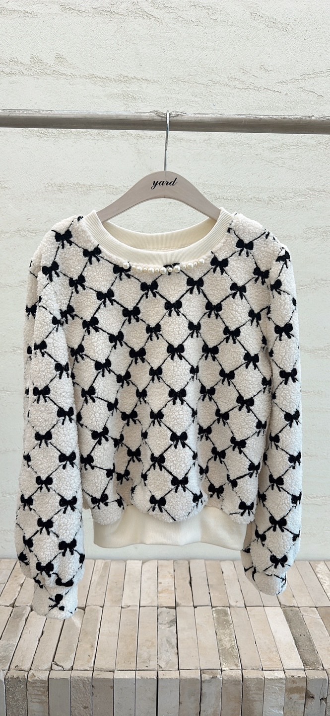 YARD東大門㊣實拍女裝新款休閑時尚人氣推薦25秋冬衛衣刺繡YARD衛衣圖色2黑