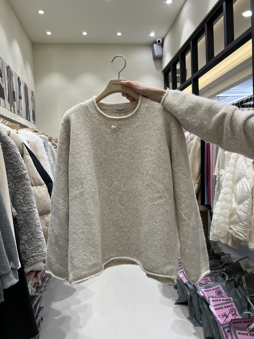 MARIE MARIE東大門㊣直郵女裝新品25秋冬人氣職業針織衫羊毛MARIE MARIE針織衫圖色1