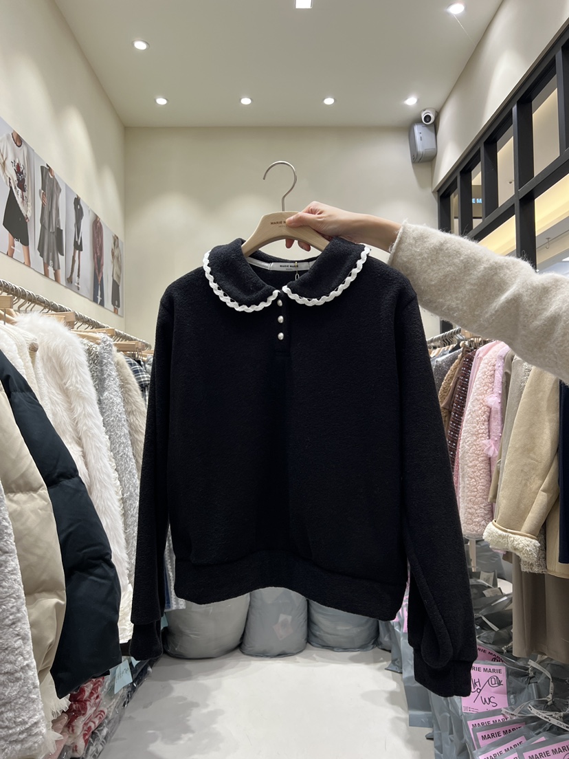 MARIE MARIE東大門㊣實拍女士新款時尚25秋冬熱賣職業衛衣MARIE MARIE衛衣圖色3