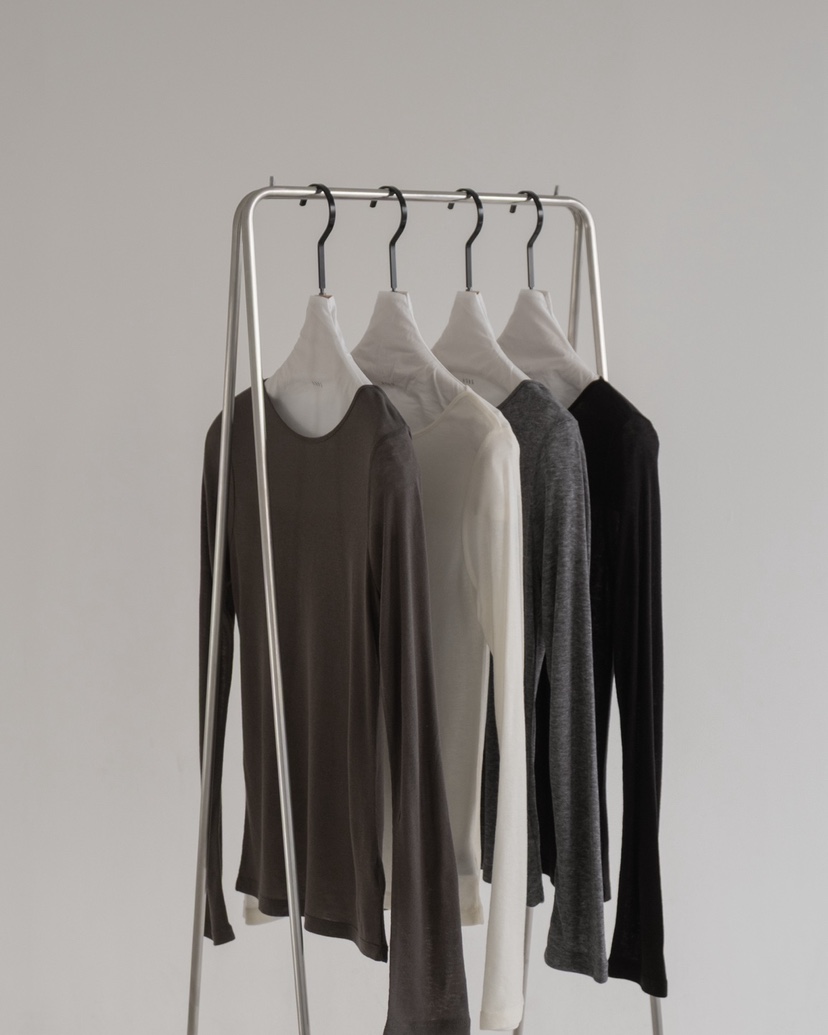 HONG-P東大門㊣直郵女裝新款推薦職業熱賣休閑25秋冬長袖T恤HONG-P長袖T恤