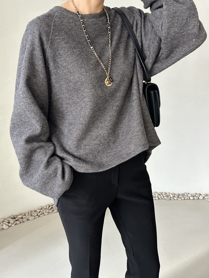 DEMAR韓國代購㊣女裝新品25秋冬推薦休閑人氣長袖T恤不含項鏈DEMAR長袖T恤