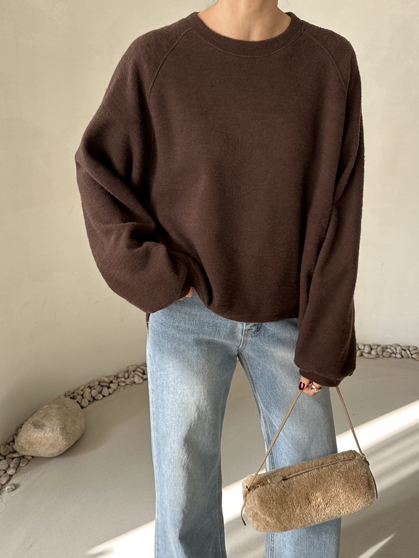 DEMAR韓國代購㊣女裝新品25秋冬推薦休閑人氣長袖T恤不含項鏈DEMAR長袖T恤圖色2