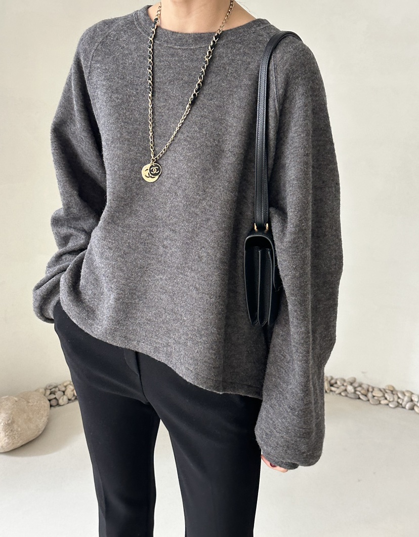 DEMAR韓國代購㊣女裝新品25秋冬推薦休閑人氣長袖T恤不含項鏈DEMAR長袖T恤圖色3