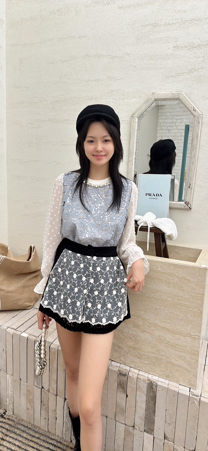 YARD東大門㊣實拍女士新款人氣25秋冬時尚推薦襯衫蕾絲衫雪紡YARD襯衫/蕾絲衫