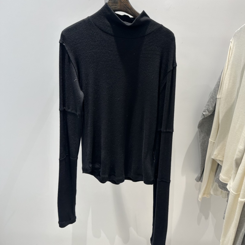 JANE BIRKIN東大門㊣代購女士新品休閑職業人氣25秋冬長袖T恤JANE BIRKIN設計師品牌長袖T恤圖色2