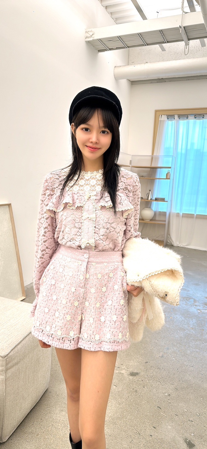 YARD韓國直郵㊣女裝新品推薦25秋冬職業時尚熱賣襯衫蕾絲衫YARD襯衫/蕾絲衫