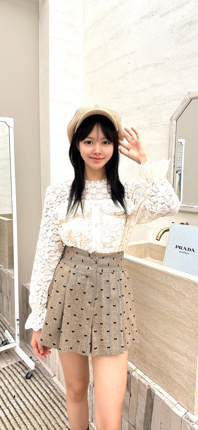 YARD韓國直郵㊣女裝新品推薦25秋冬職業時尚熱賣襯衫蕾絲衫YARD襯衫/蕾絲衫