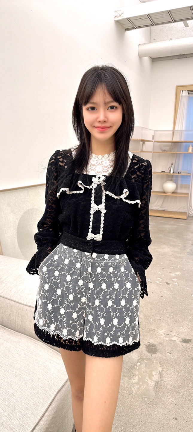 YARD韓國直郵㊣女裝新品推薦25秋冬職業時尚熱賣襯衫蕾絲衫YARD襯衫/蕾絲衫