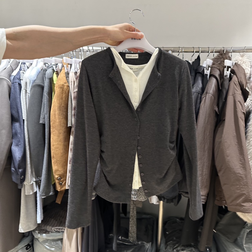 FAVOR-P東大門㊣代購女士新款25秋冬職業真品針織衫不含內搭FAVOR-P針織衫圖色3