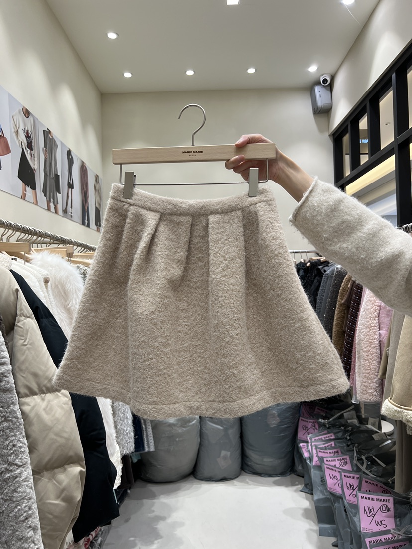MARIE MARIE韓國代購㊣女裝新款熱賣職業時尚休閑推薦短裙MARIE MARIE短裙圖色1