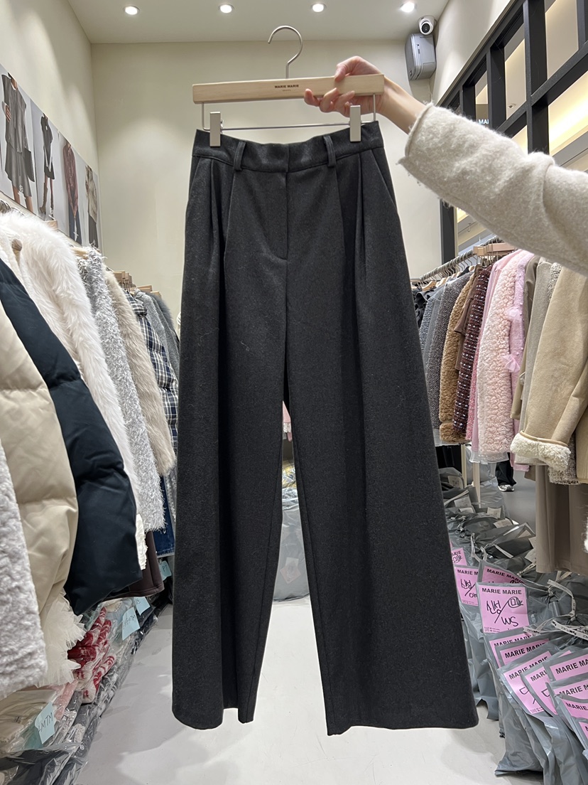 MARIE MARIE東大門㊣直郵女士新品熱賣時尚職業推薦休閑褲MARIE MARIE休閑褲圖色1墨色