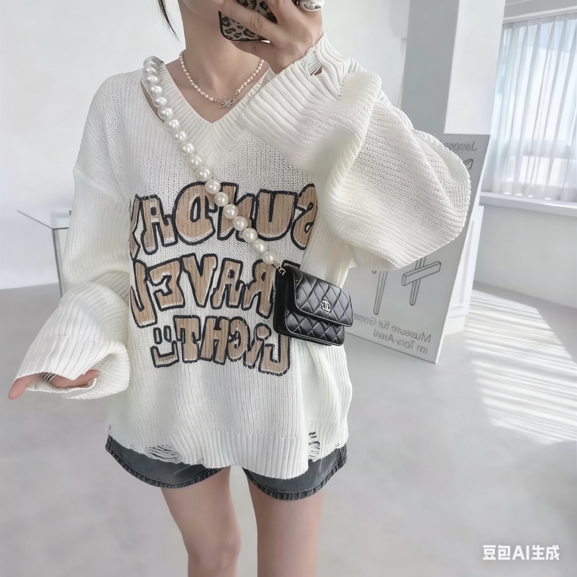 BLACKFRIDAY韓國直郵㊣女士新款時尚25秋冬人氣推薦熱賣毛衣BLACK FRIDAY毛衣圖色1