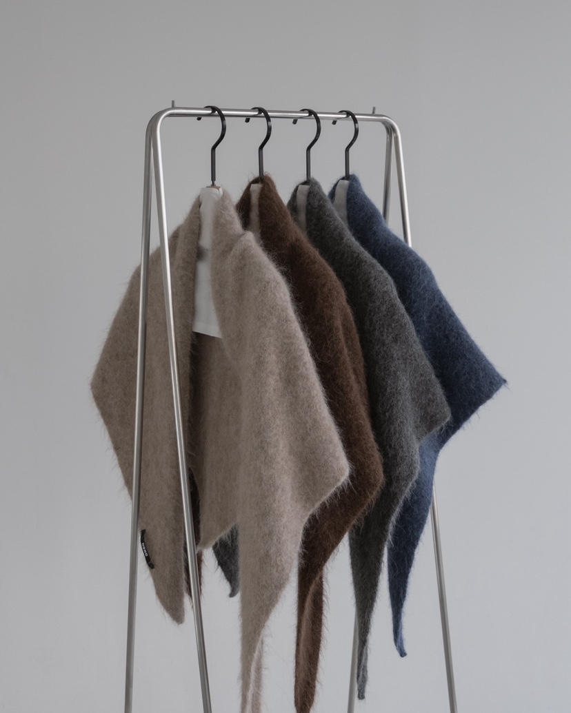 HONG-P韓國直郵㊣女裝新款時尚25秋冬熱賣休閑圍巾披肩披肩HONG-P圍巾/披肩