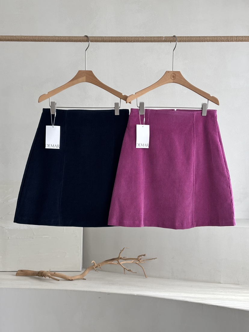 DEMAR韓國直郵㊣女士新品職業熱賣25秋冬時尚休閑半身裙中短裙DEMAR半身裙/中短裙