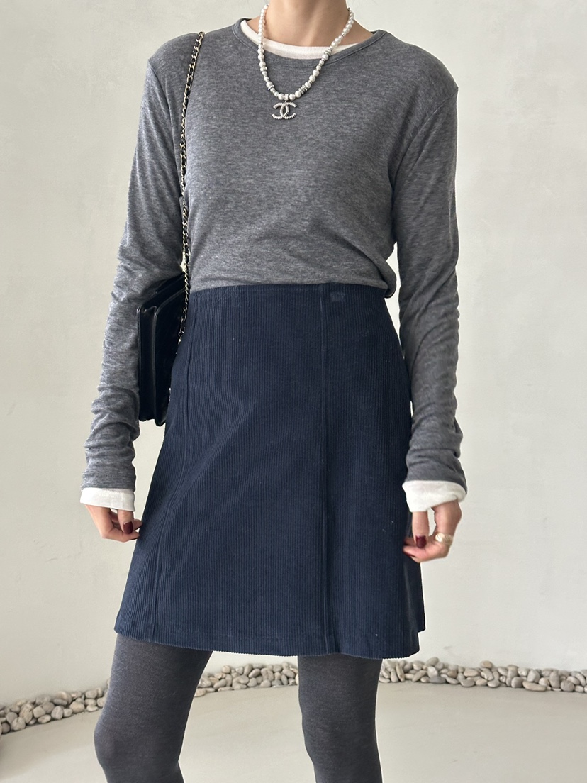 DEMAR韓國直郵㊣女士新品職業熱賣25秋冬時尚休閑半身裙中短裙DEMAR半身裙/中短裙