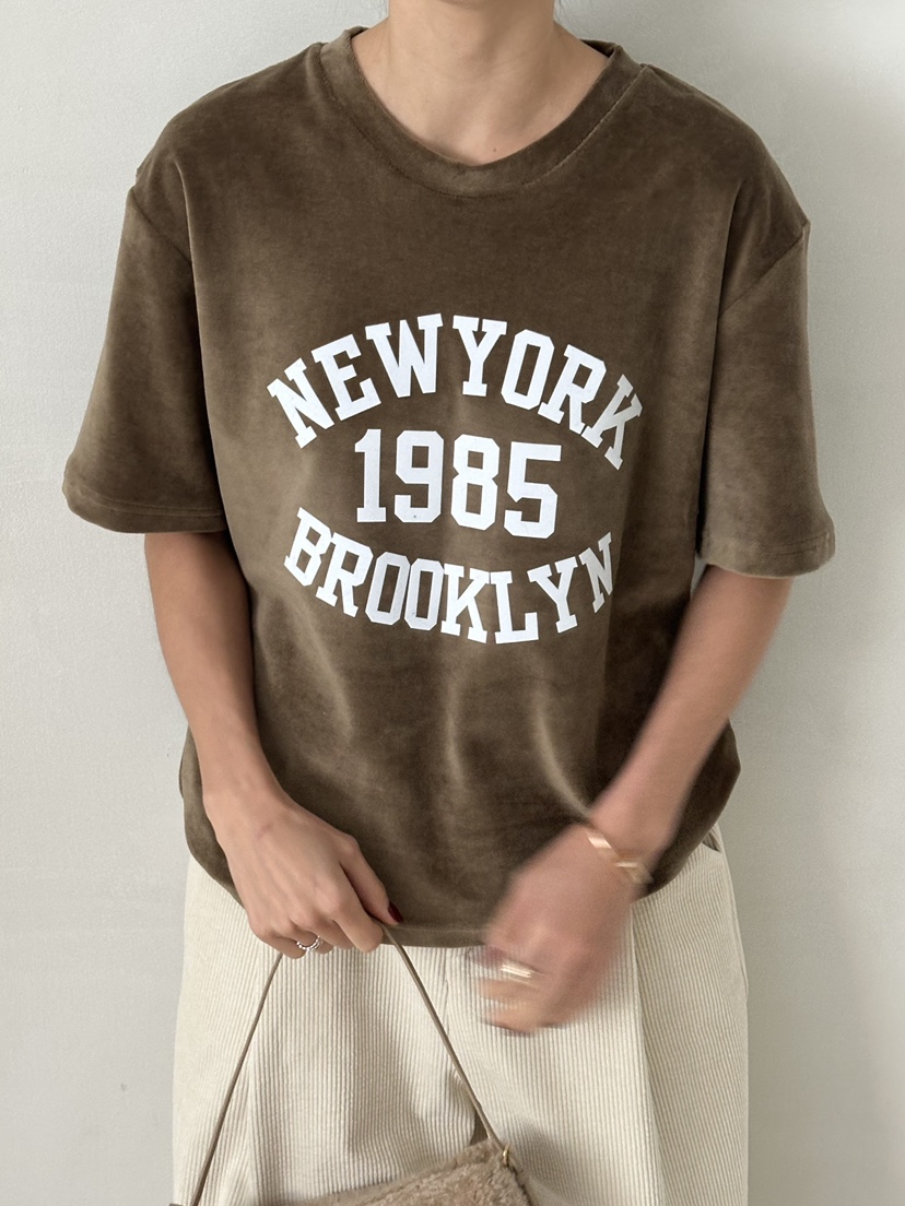 DEMAR東大門㊣直郵女裝新款25秋冬休閑真品推薦熱賣T恤絲絨DEMART恤