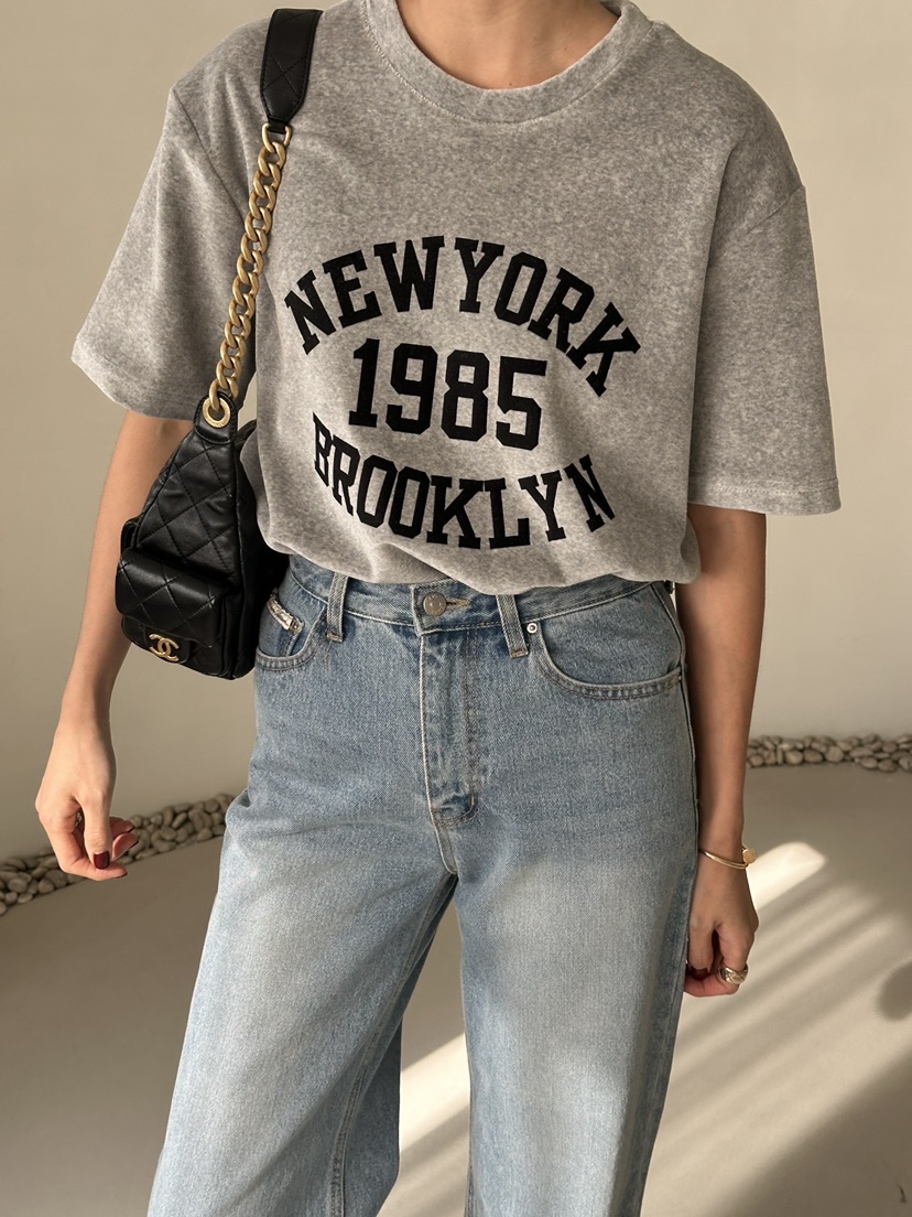 DEMAR東大門㊣直郵女裝新款25秋冬休閑真品推薦熱賣T恤絲絨DEMART恤圖色3