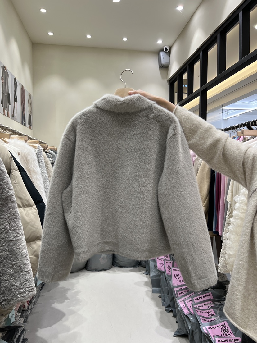 MARIE MARIE韓國直郵㊣女裝新款時尚人氣25秋冬真品休閑夾克MARIE MARIE夾克