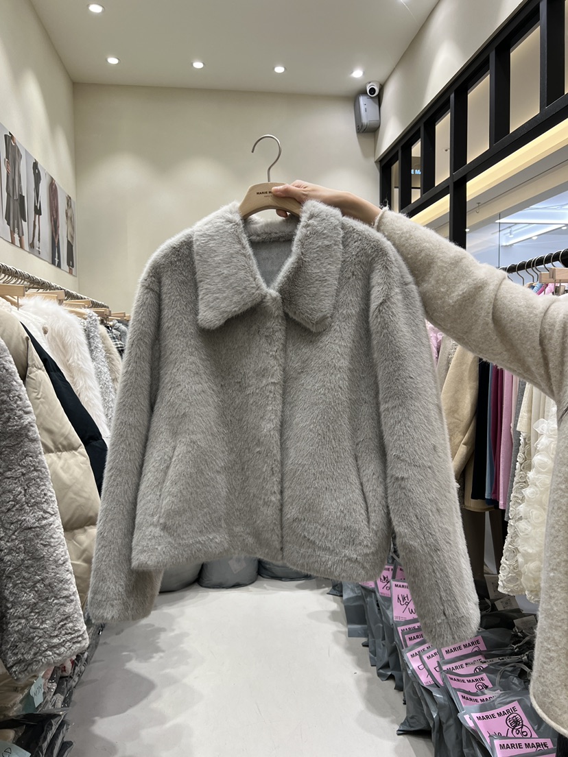 MARIE MARIE韓國直郵㊣女裝新款時尚人氣25秋冬真品休閑夾克MARIE MARIE夾克圖色1