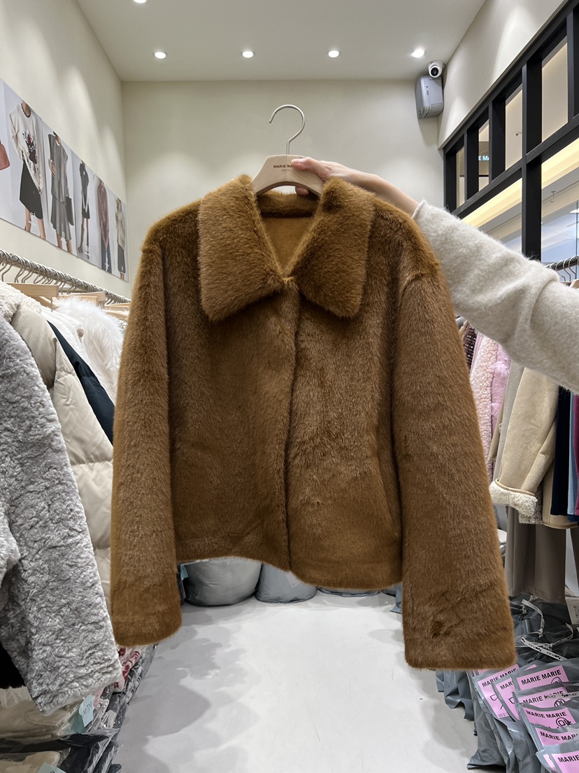 MARIE MARIE韓國直郵㊣女裝新款時尚人氣25秋冬真品休閑夾克MARIE MARIE夾克圖色2