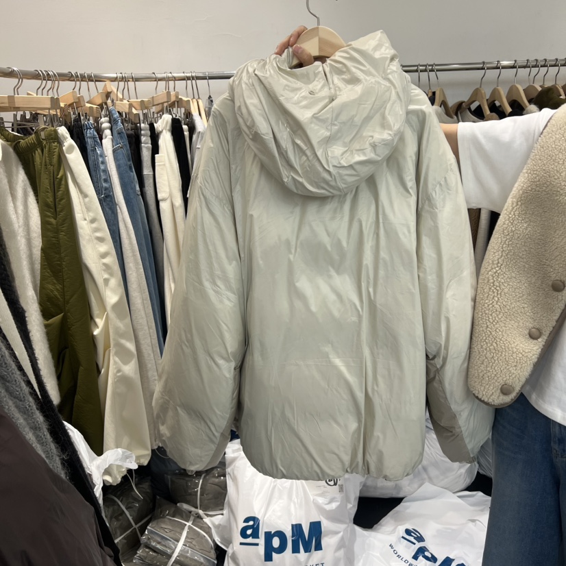 TAFFETA韓國代購㊣女裝新款熱賣推薦時尚休閑短款羽絨服雙面絨TAFFETA短款羽絨服