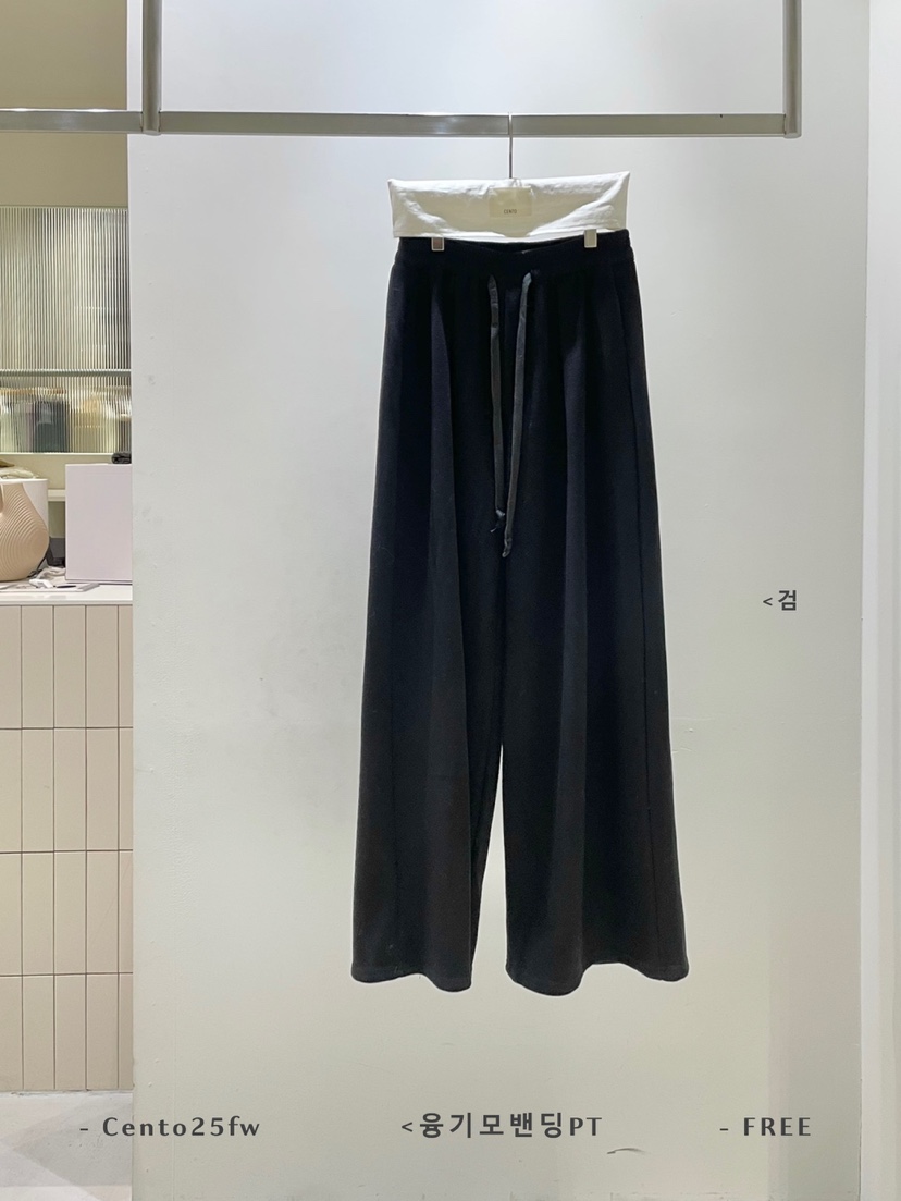 CENTO東大門㊣直郵女裝新款25秋冬時尚熱賣推薦休閑褲加絨條紋CENTO休閑褲圖色3黑色