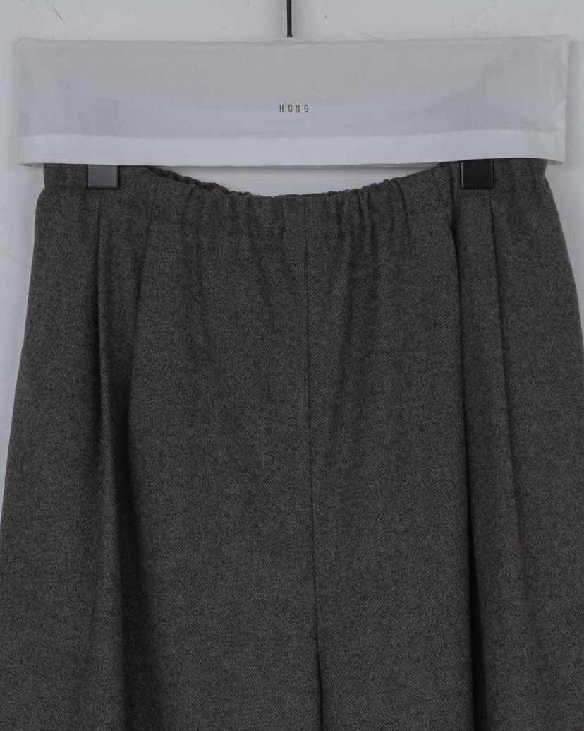 HONG-P韓國代購㊣女裝新款人氣休閑時尚25秋冬休閑褲人字紋HONG-P休閑褲