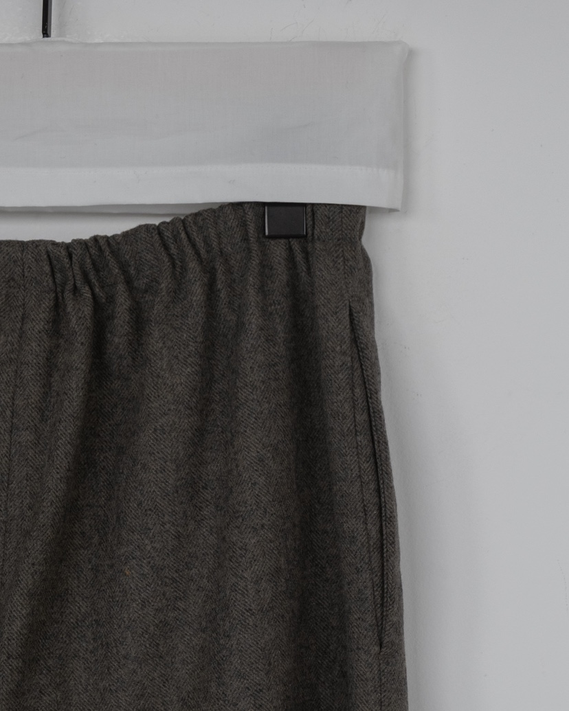 HONG-P韓國代購㊣女裝新款人氣休閑時尚25秋冬休閑褲人字紋HONG-P休閑褲