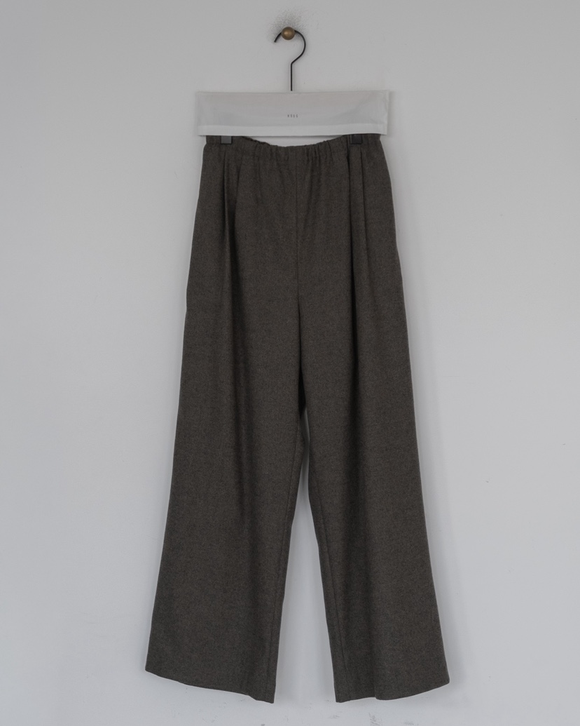 HONG-P韓國代購㊣女裝新款人氣休閑時尚25秋冬休閑褲人字紋HONG-P休閑褲圖色1米色