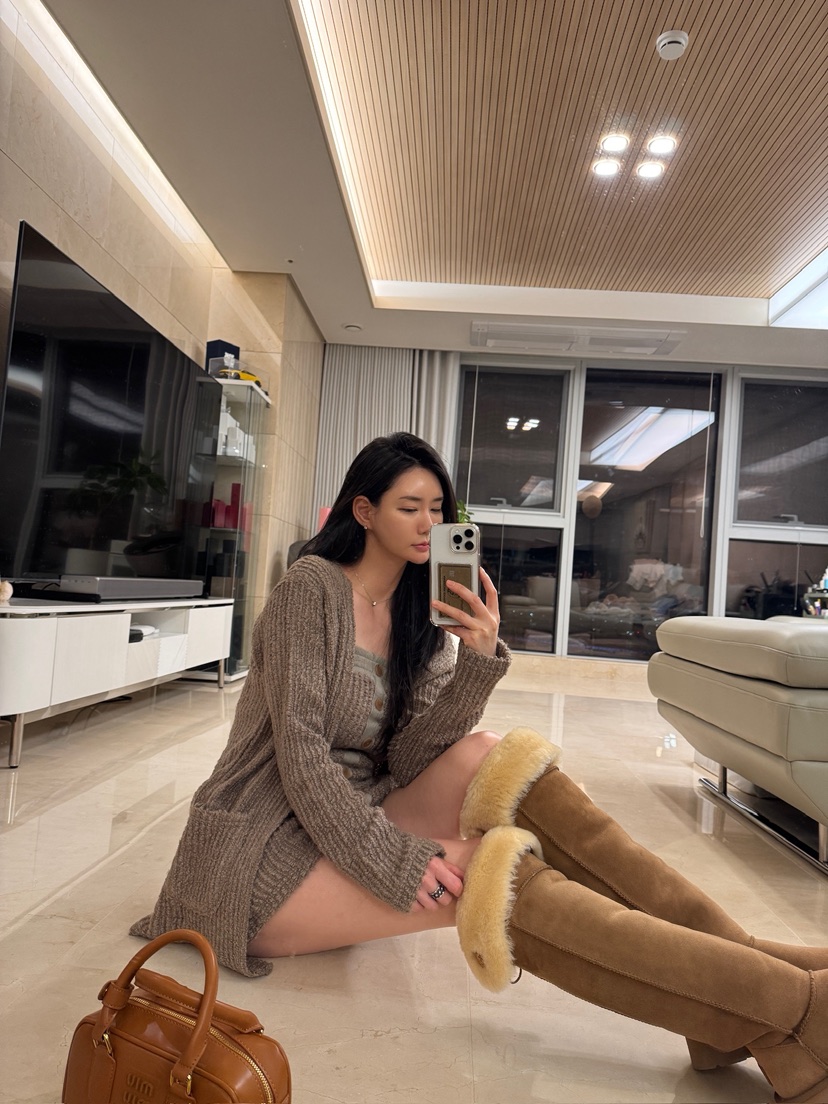 LAFFINE-P韓國代購㊣女裝新品人氣時尚休閑套裝三件套開衫LAFFINE-P套裝