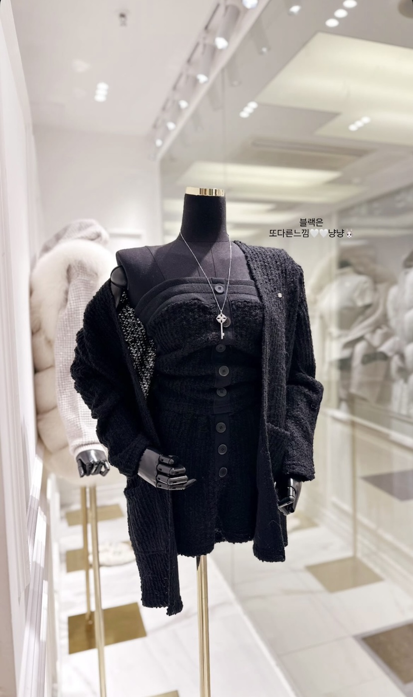 LAFFINE-P韓國代購㊣女裝新品人氣時尚休閑套裝三件套開衫LAFFINE-P套裝