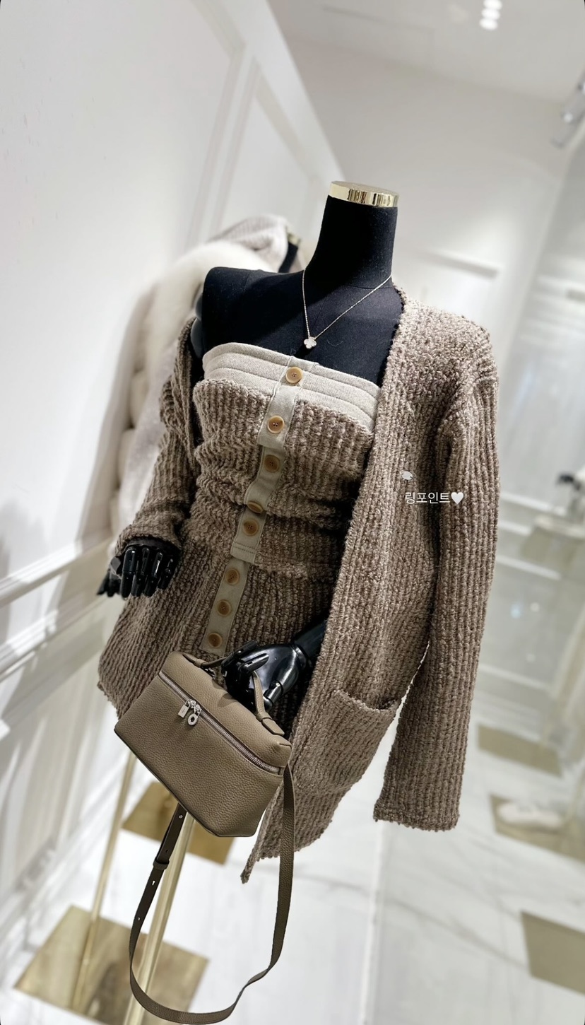 LAFFINE-P韓國代購㊣女裝新品人氣時尚休閑套裝三件套開衫LAFFINE-P套裝