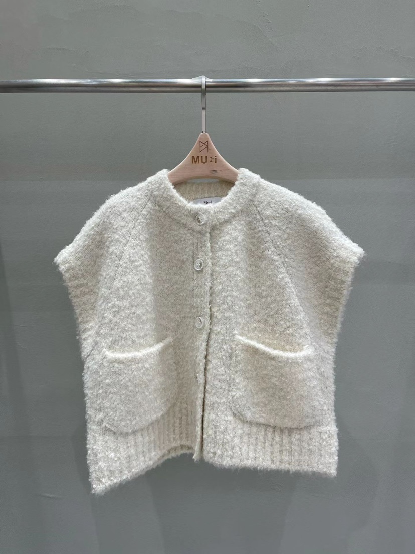 THE MUI韓國代購㊣女裝新品推薦熱賣時尚真品人氣25秋冬馬甲THE MUI馬甲圖色2