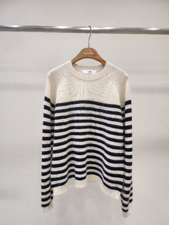 FEMME韓國代購㊣女裝新款休閑職業25秋冬熱賣針織衫安哥拉羊毛FEMME針織衫圖色1