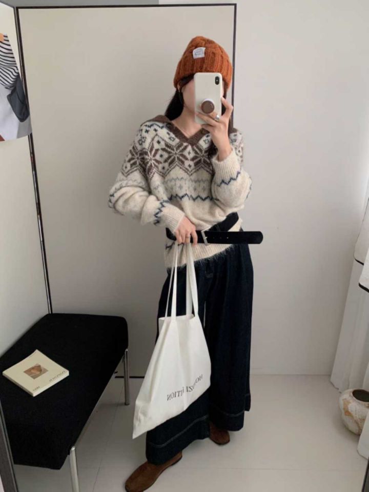 CRONG東大門㊣實拍女士新款熱賣人氣真品職業25秋冬休閑針織衫CRONG針織衫